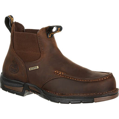 GEORGIA BOOT ATHENS CHELSEA WATERPROOF WORK BOOT