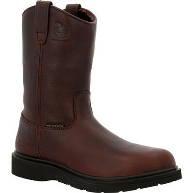 GEORGIA BOOT SUSPENSION WEDGE WATERPROOF PULL ON